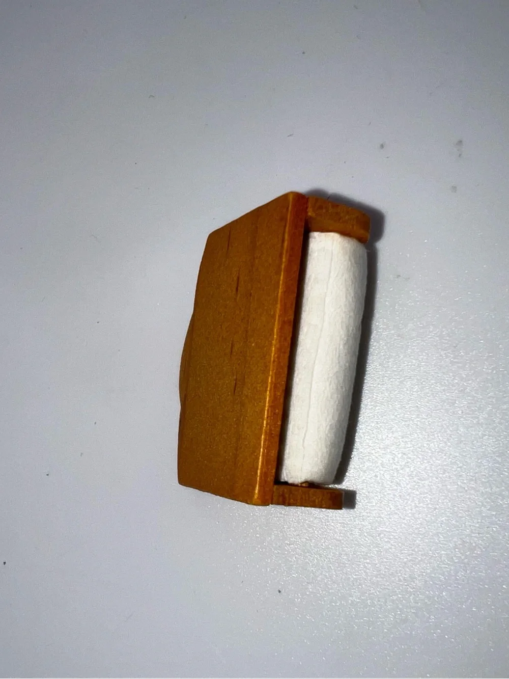 Miniature Wooden Paper Towel Holder